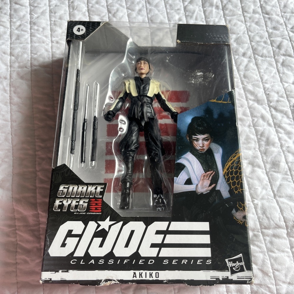 Hasbro G.I. Joe Classified Series Snake Eyes 6" Akiko Action Figure Brand New